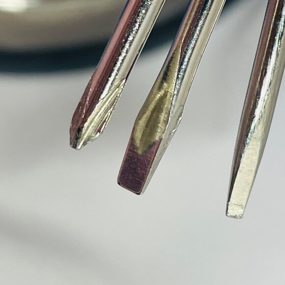 Vintage Brunswick Mini Screwdriver Set With Interchangeable Heads & Storage - Picture 4 of 11